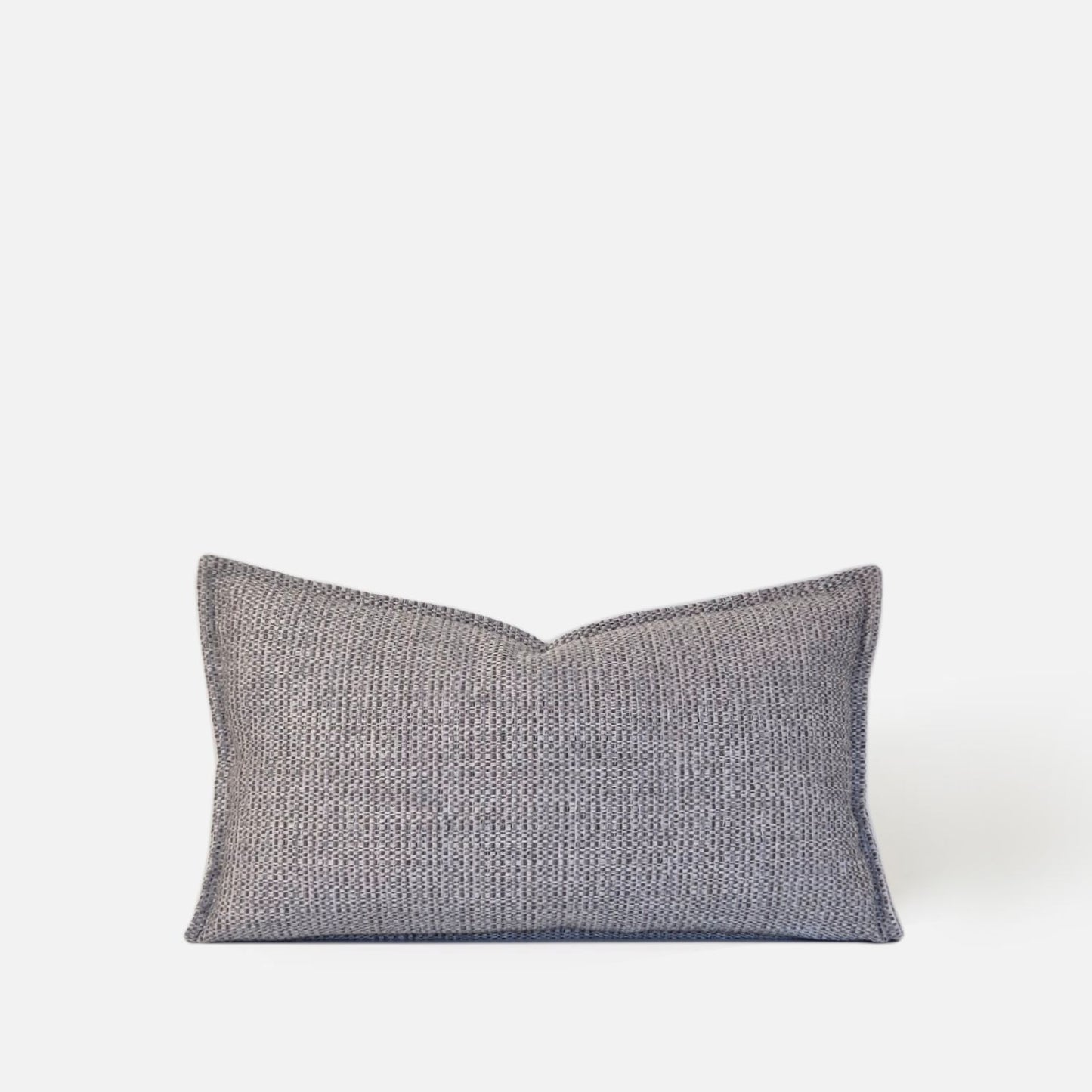 Ashen cushion cover 50x30cm front view on a white background