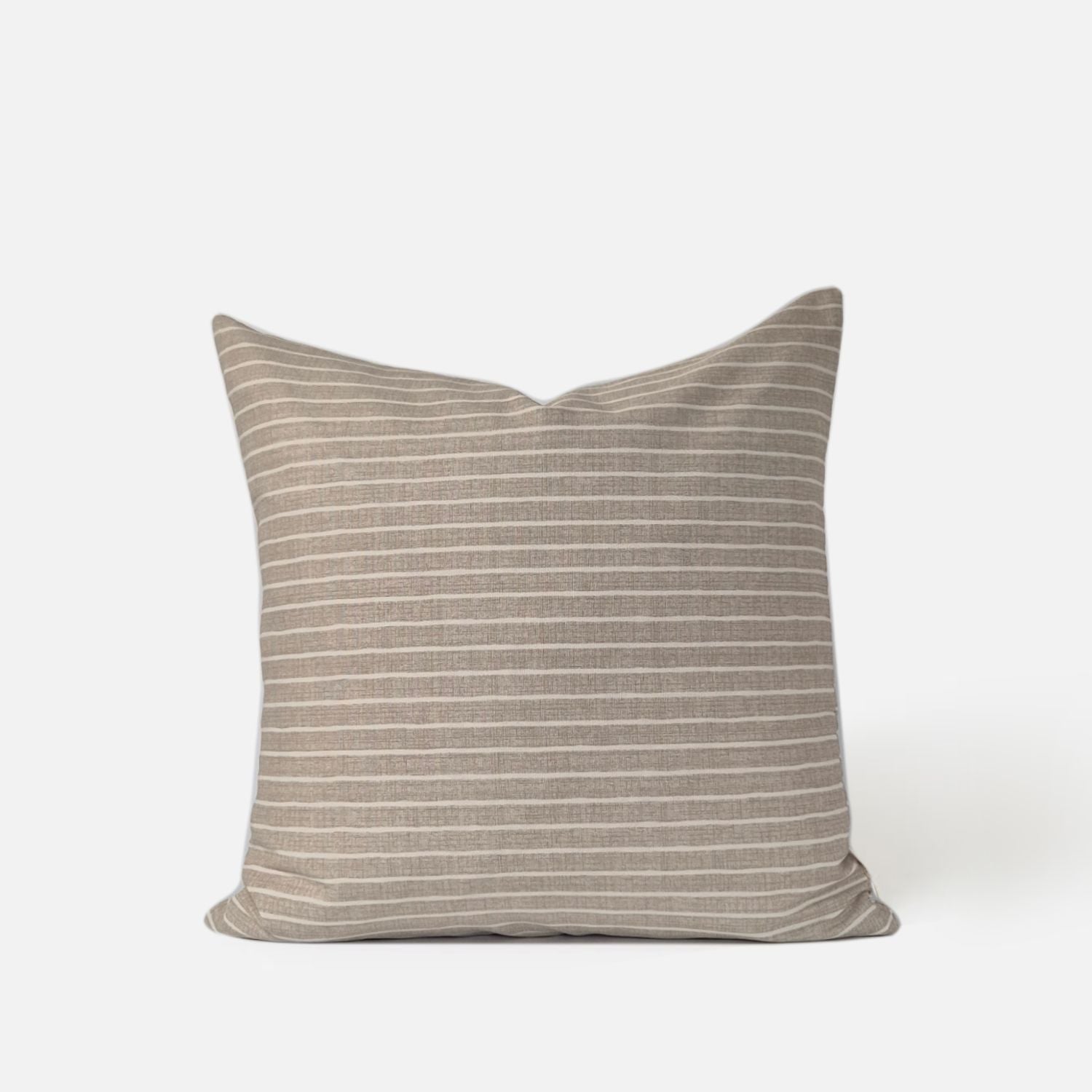 Azure cushion cover front view on a white background